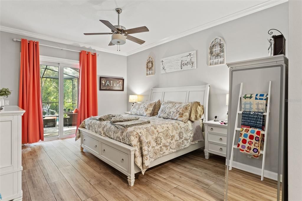 Bedroom, Interior, Wood Texture Flooring