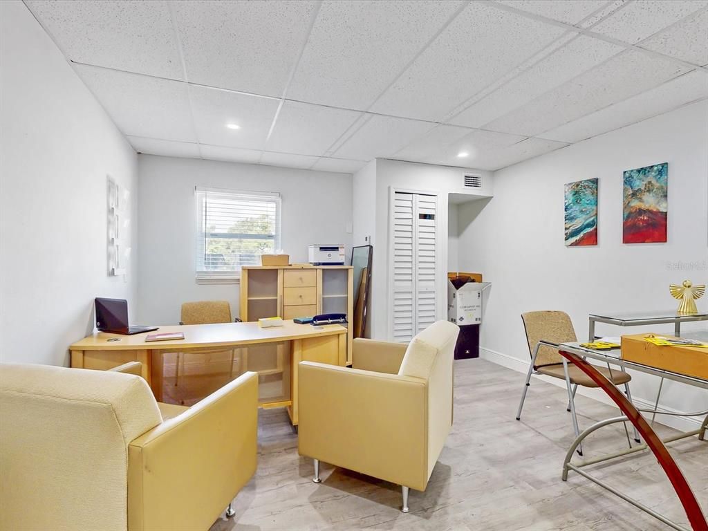 Home Office, Interior, Recessed Lighting