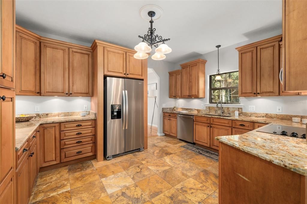 Interior, Kitchen, Pendant Lights, Stainless Steel Appliances