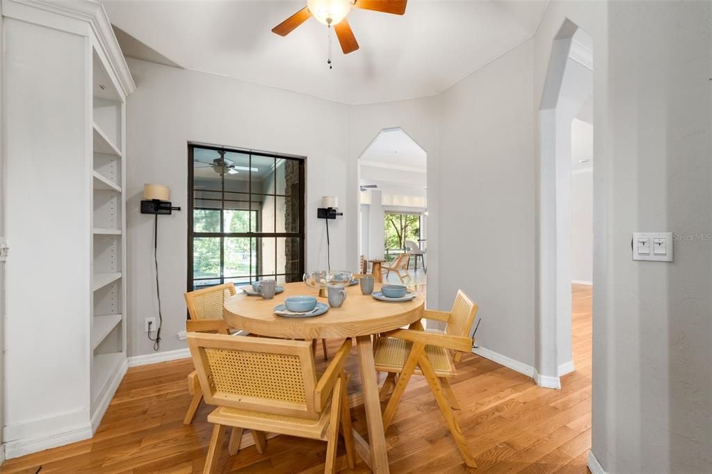 Dining room, Interior, Wood Texture Flooring