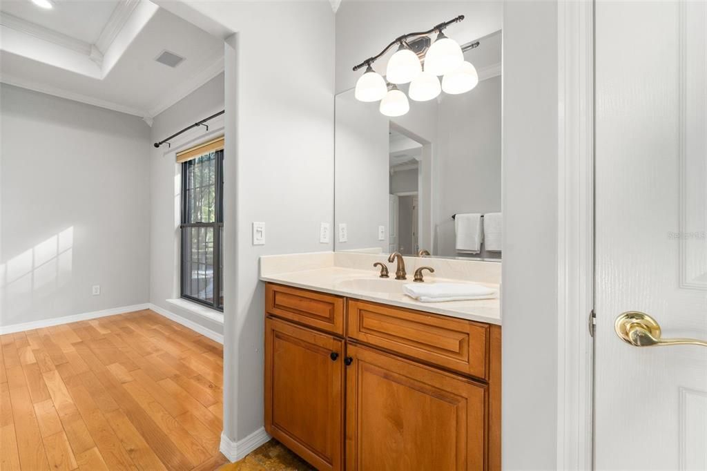 Bathroom, Interior, Wood Texture Flooring