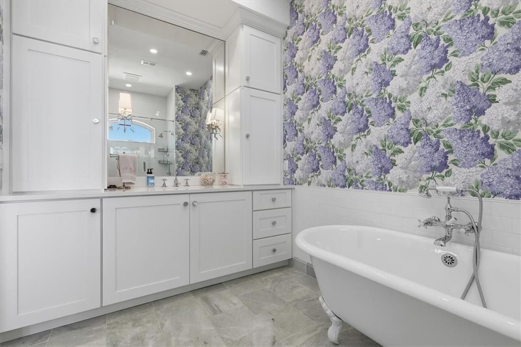 Bathroom, Free Standing Baths, Interior, Recessed Lighting