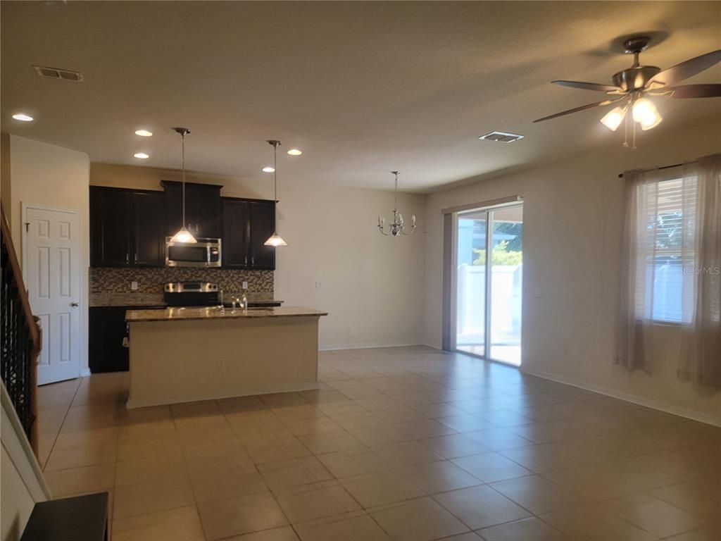 Chandelier, Interior, Kitchen, Pendant Lights, Recessed Lighting