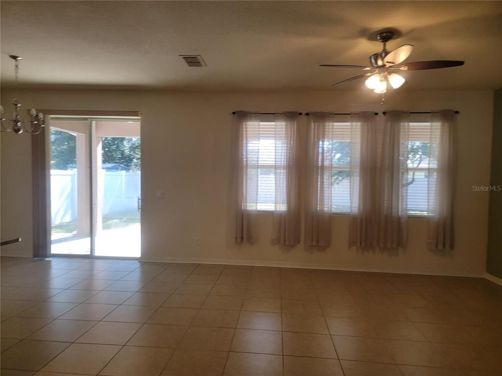 Chandelier, Empty room, Interior