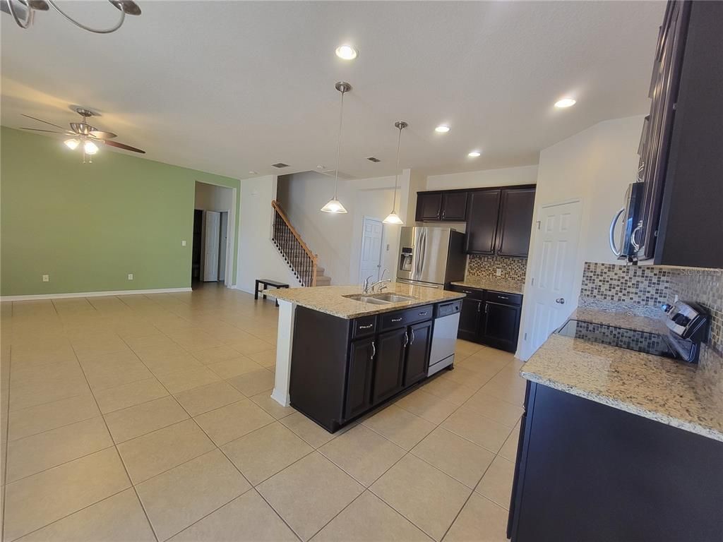 Interior, Kitchen, Pendant Lights, Recessed Lighting