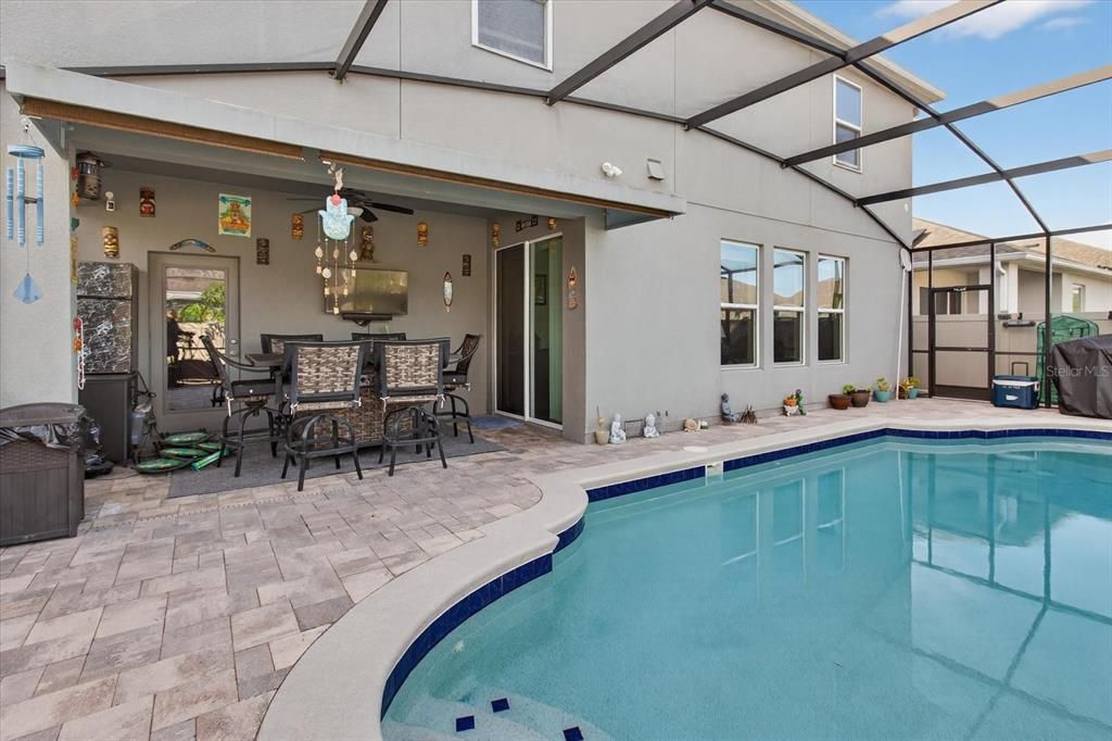 Dining room, Glass Ceilings, Interior, Pool, Sun Room