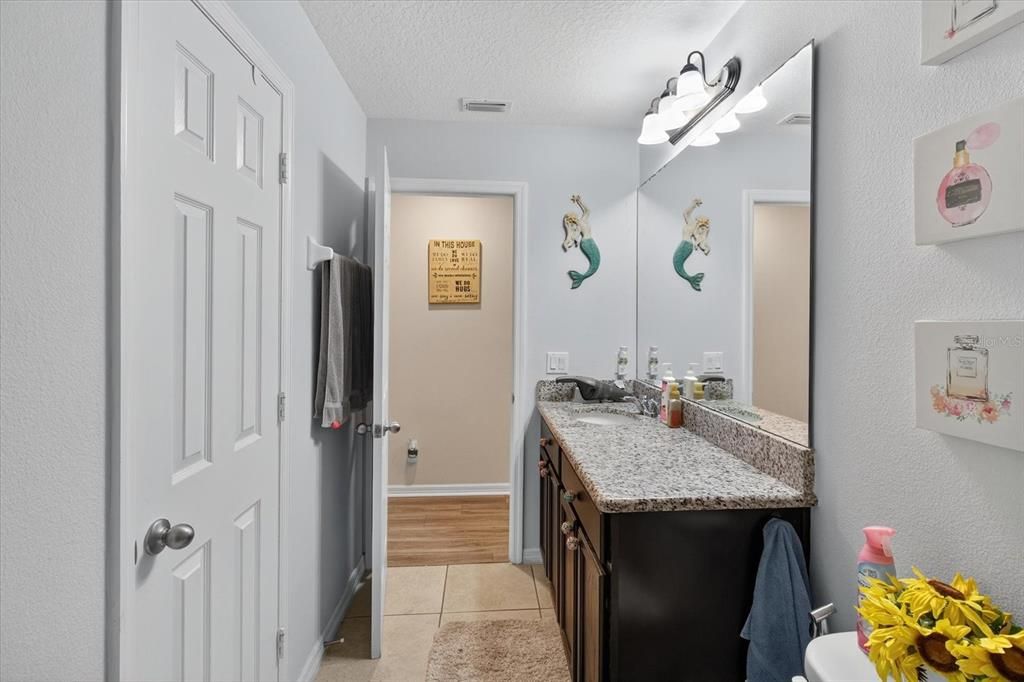 Bathroom, Dual Sink Vanities, Interior, Wood Texture Flooring