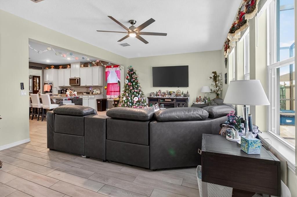 Dining room, Interior, Kitchen, Living room, Wood Texture Flooring