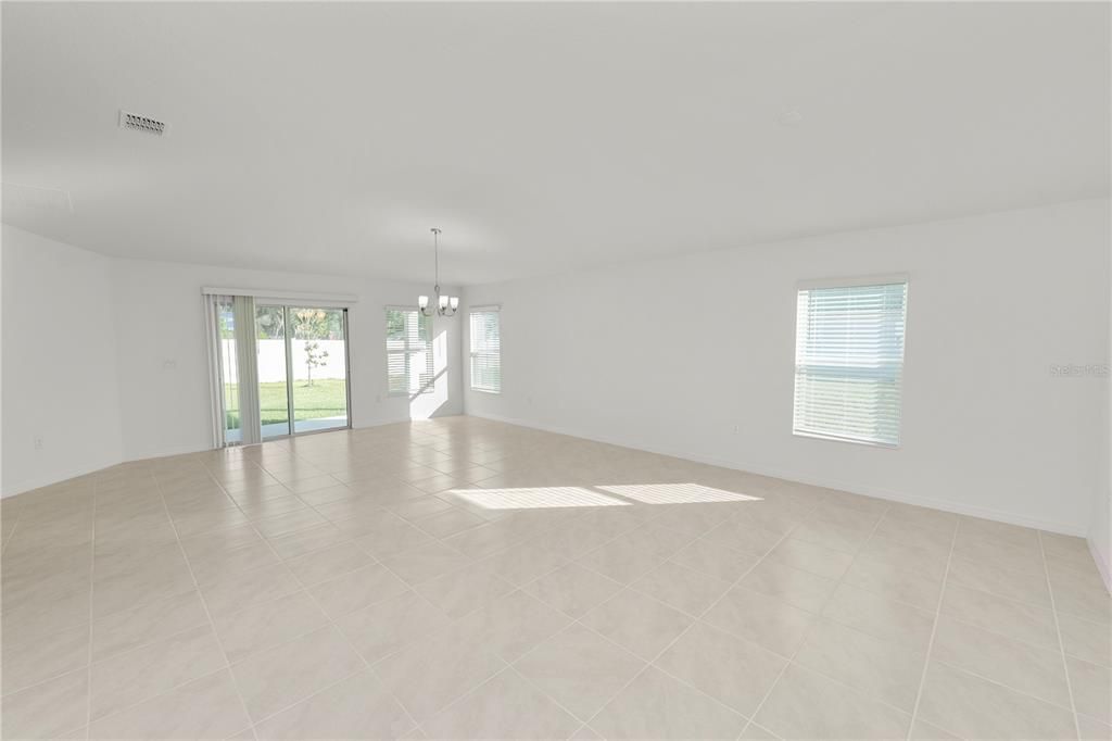 Chandelier, Empty room, Interior