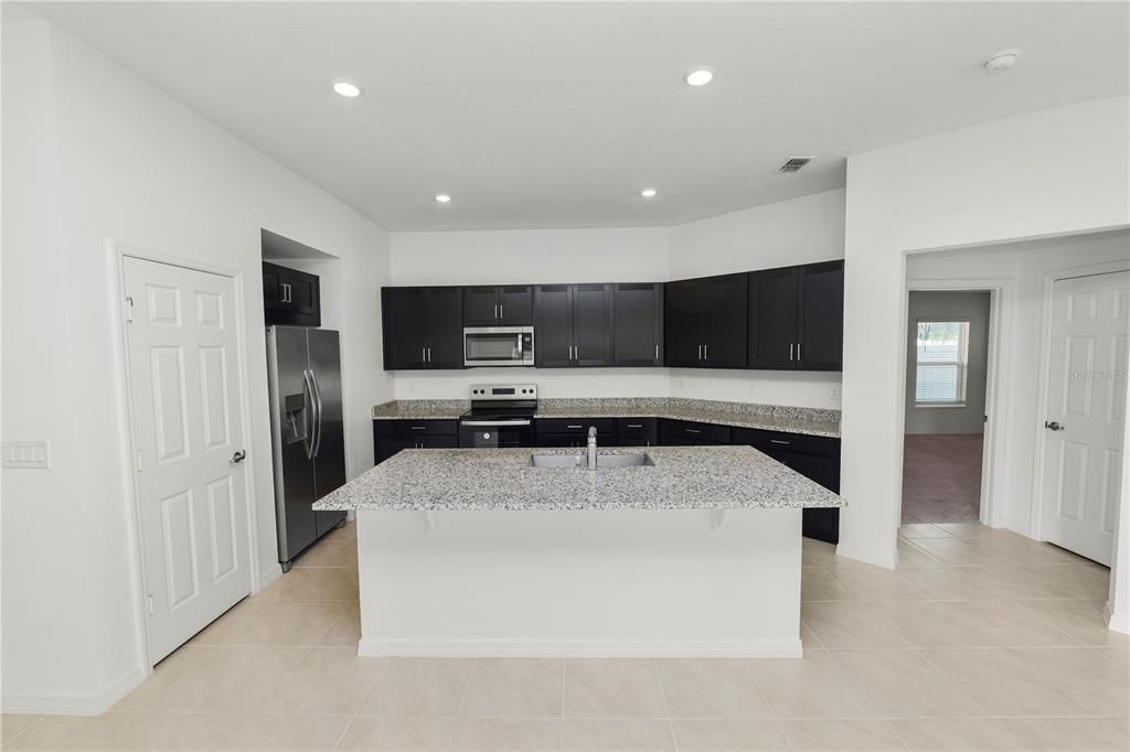 Interior, Kitchen, Recessed Lighting, Stainless Steel Appliances
