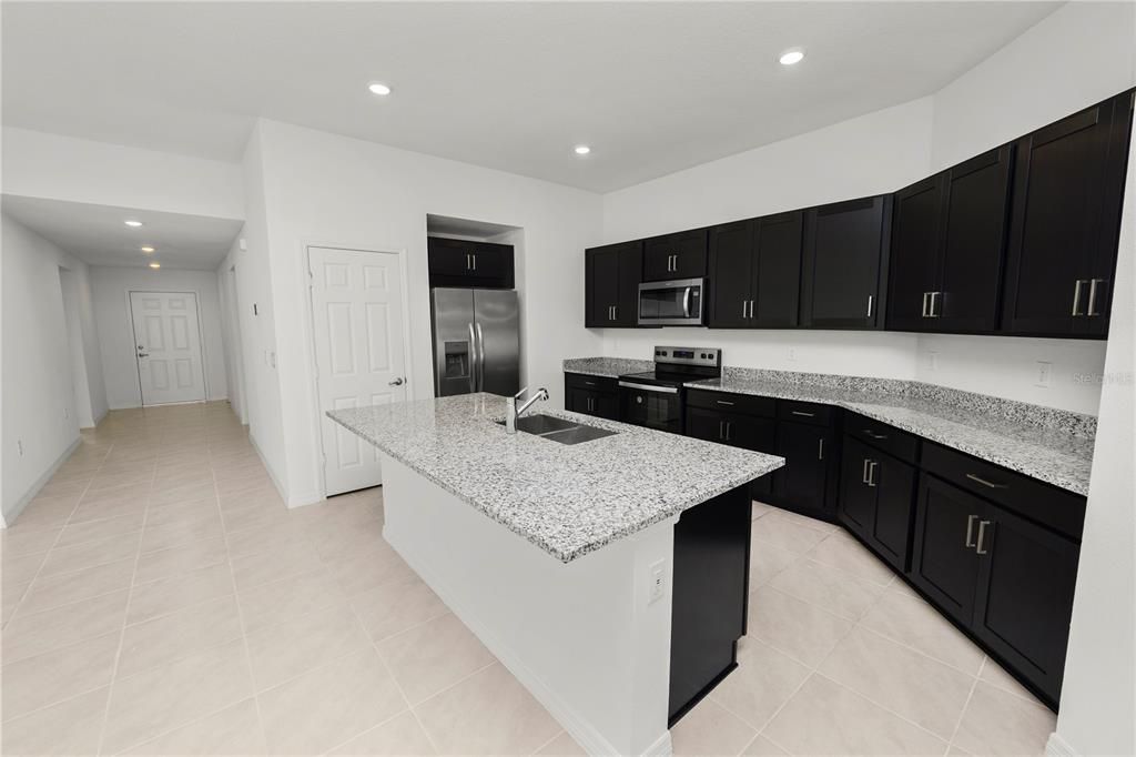 Interior, Kitchen, Recessed Lighting, Stainless Steel Appliances
