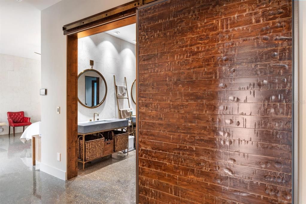 Bathroom, Interior, Wooden Walls