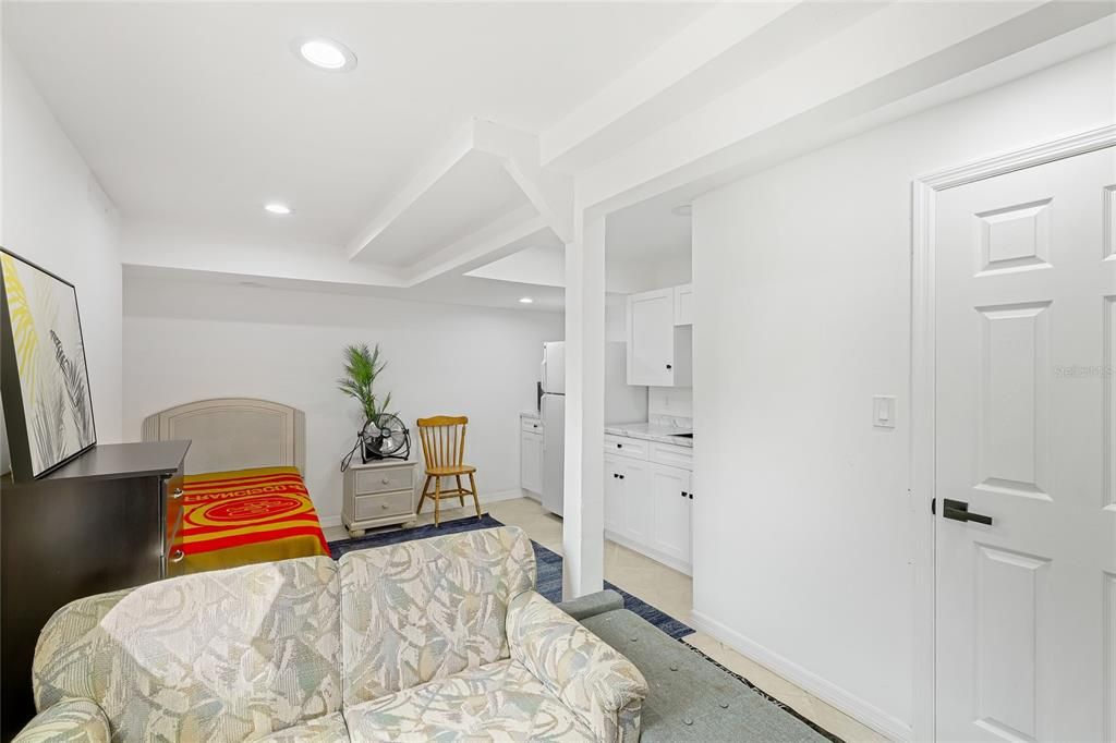 Bedroom, Interior, Recessed Lighting