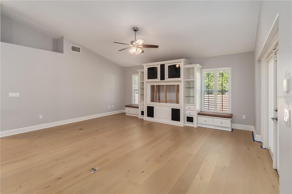 Empty room, Interior, Wood Texture Flooring
