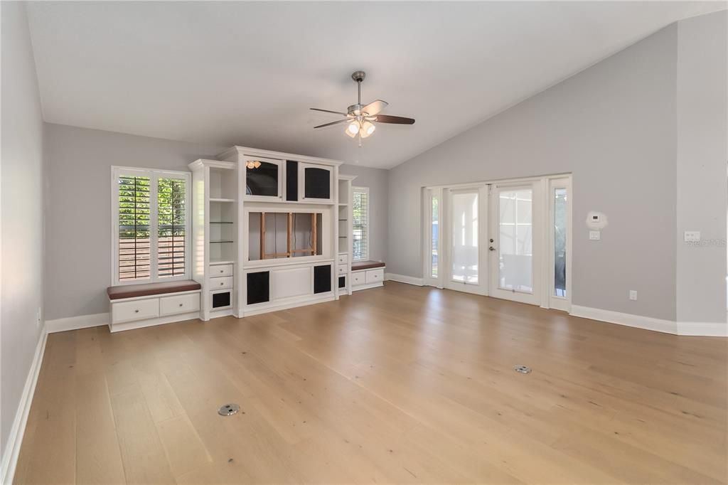 Empty room, Interior, Wood Texture Flooring