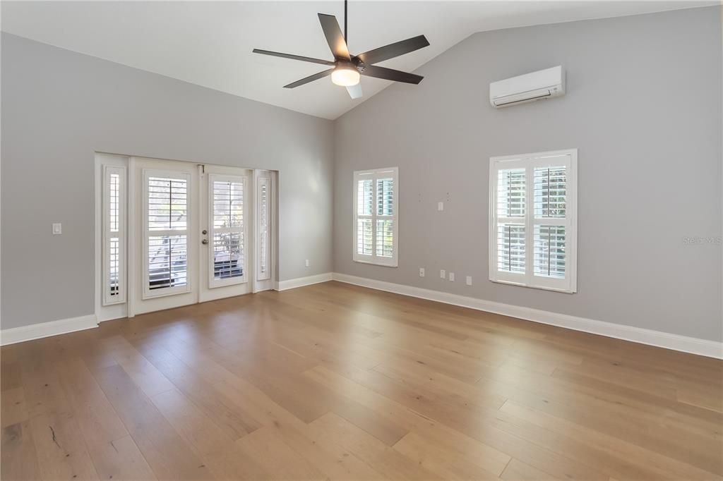Empty room, Interior, Wood Texture Flooring