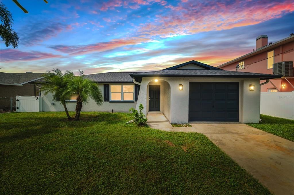 Attached, Backyard, Exterior, Facade, Ranch