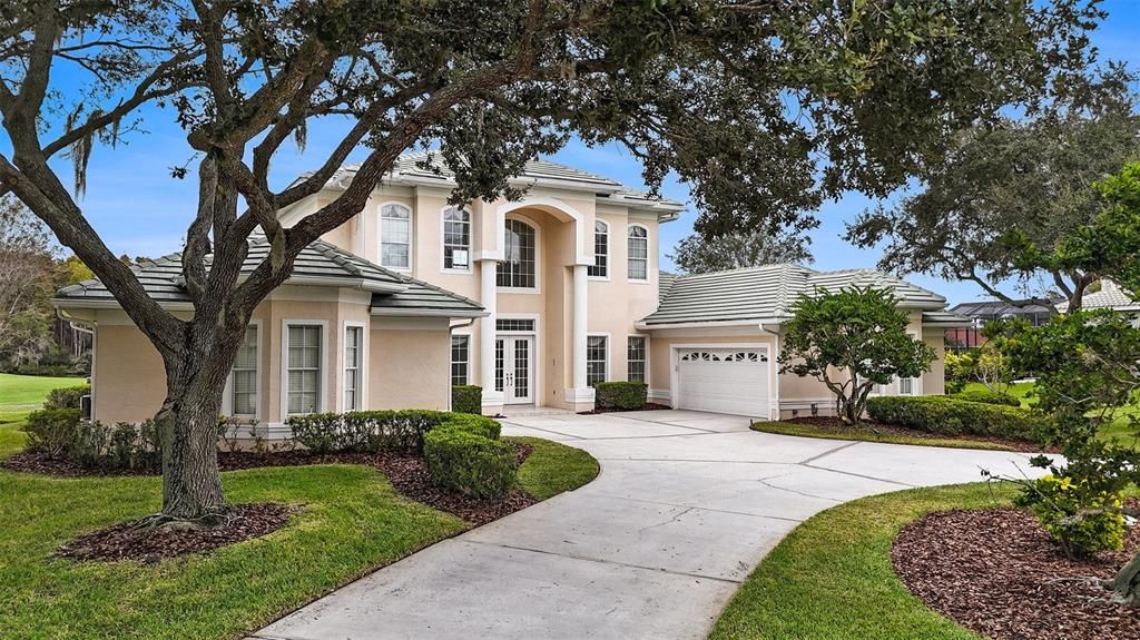 Attached, Backyard, Exterior, Facade, Mediterranean