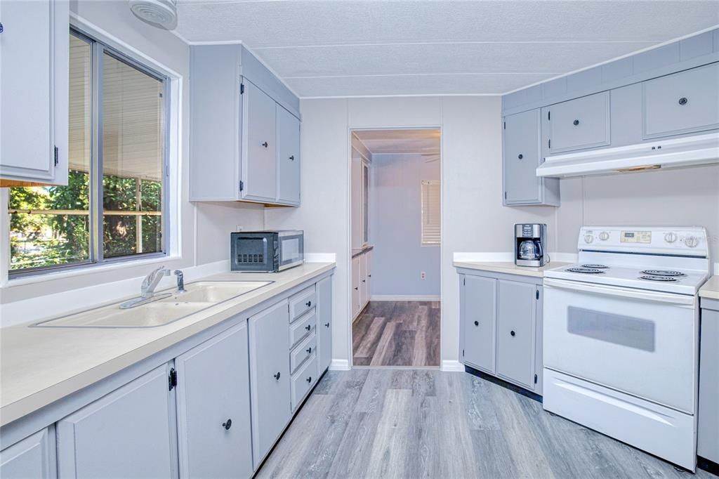 Interior, Kitchen, Wood Texture Flooring