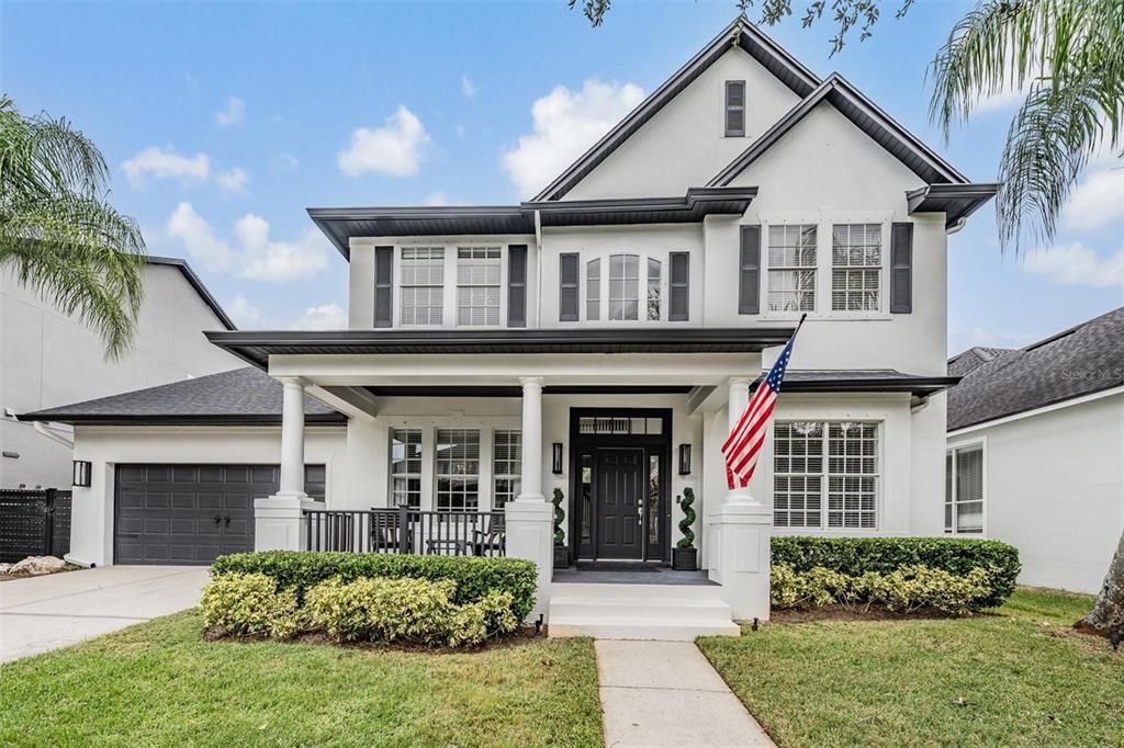 Attached, Exterior, Facade, Farmhouse