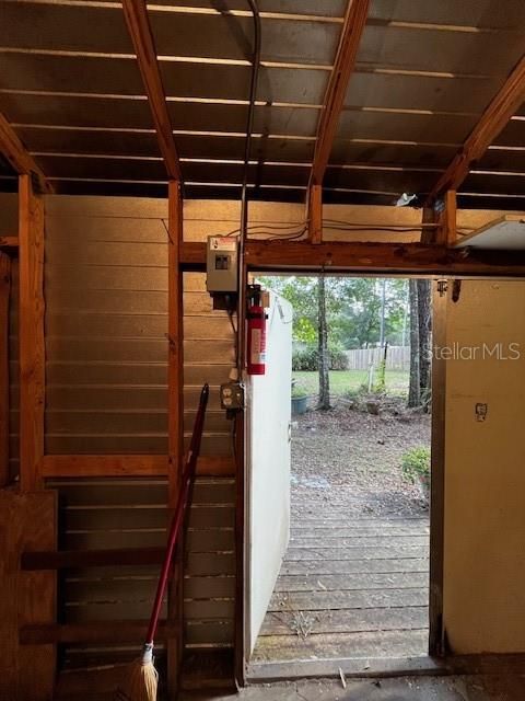 Interior, Wooden Beams