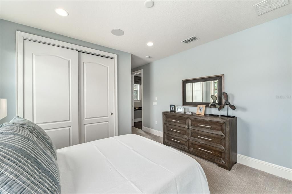 Bedroom, Interior, Recessed Lighting