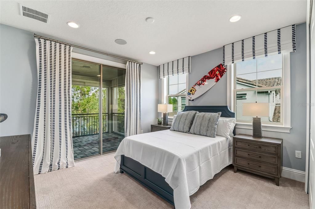 Bedroom, Interior, Recessed Lighting