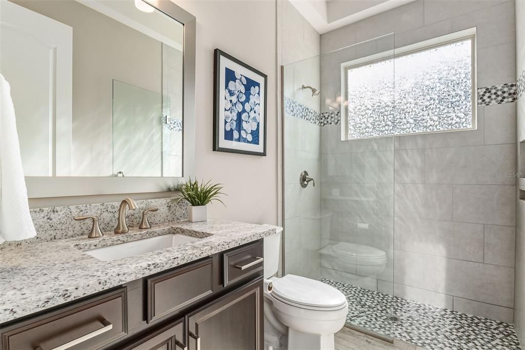 Bathroom, Glass Shower, Interior