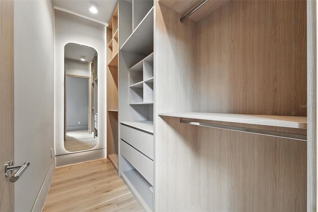 Interior, Recessed Lighting, Walk-in Closets, Wood Texture Flooring