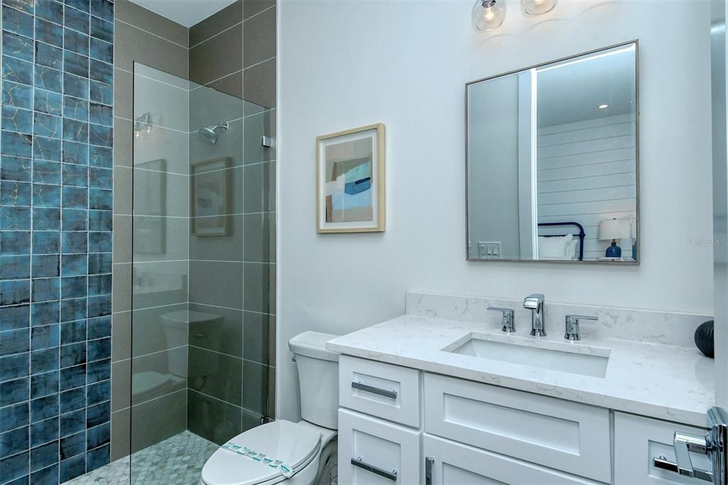 Bathroom, Glass Shower, Interior