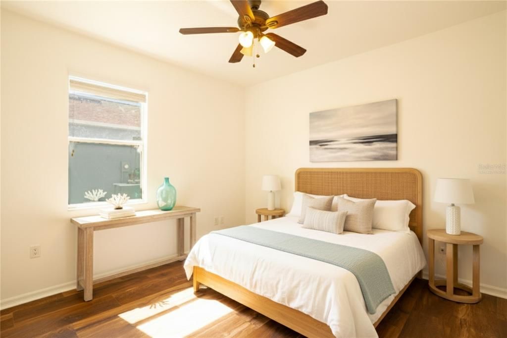 Bedroom, Interior, Wood Texture Flooring