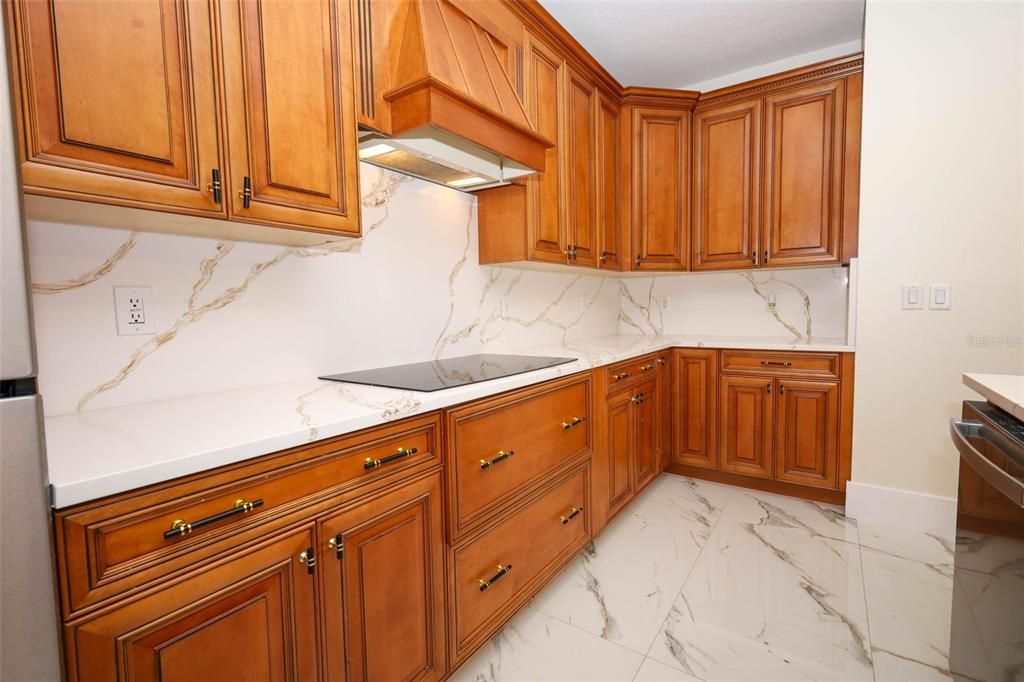 Interior, Kitchen, Marble, Marble Walls