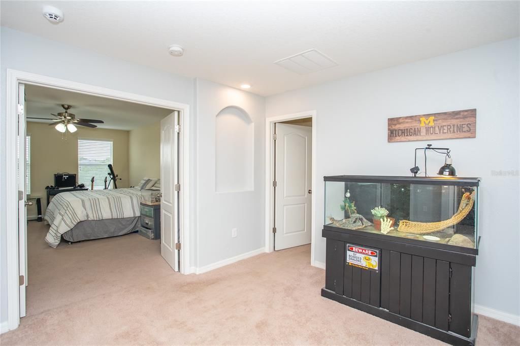 Bedroom, Interior, Recessed Lighting