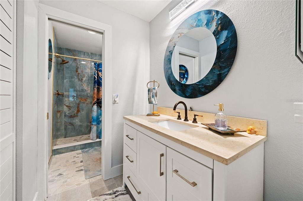 Bathroom, Glass Shower, Interior