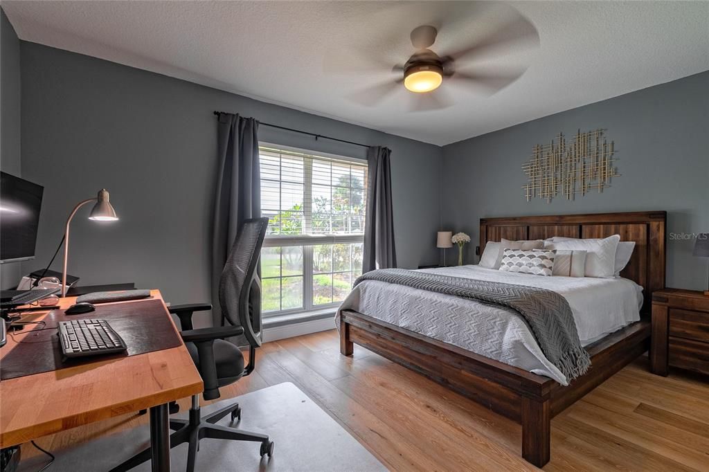 Bedroom, Home Office, Interior, Wood Texture Flooring