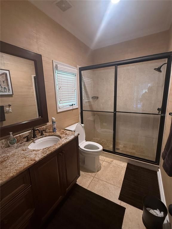 Bathroom, Dual Sink Vanities, Glass Shower, Interior