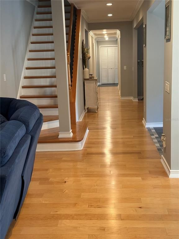 Interior, Recessed Lighting, Wood Texture Flooring