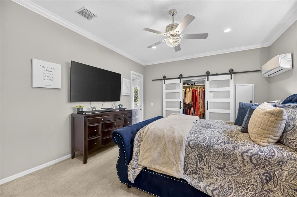 Bedroom, Interior, Recessed Lighting