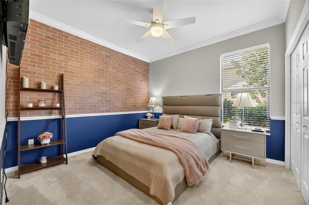 Bedroom, Interior, Stone Walls