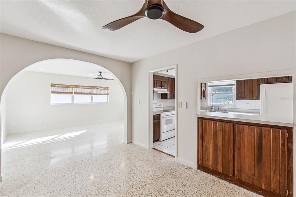 Empty room, Interior, Kitchen