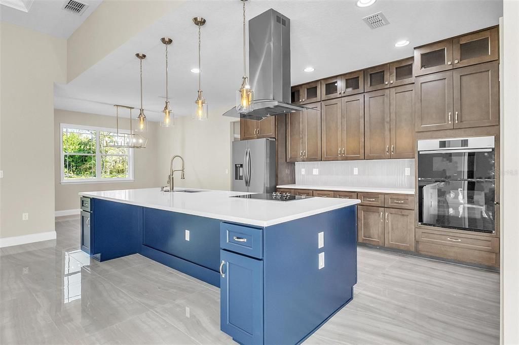 Interior, Kitchen, Pendant Lights, Recessed Lighting