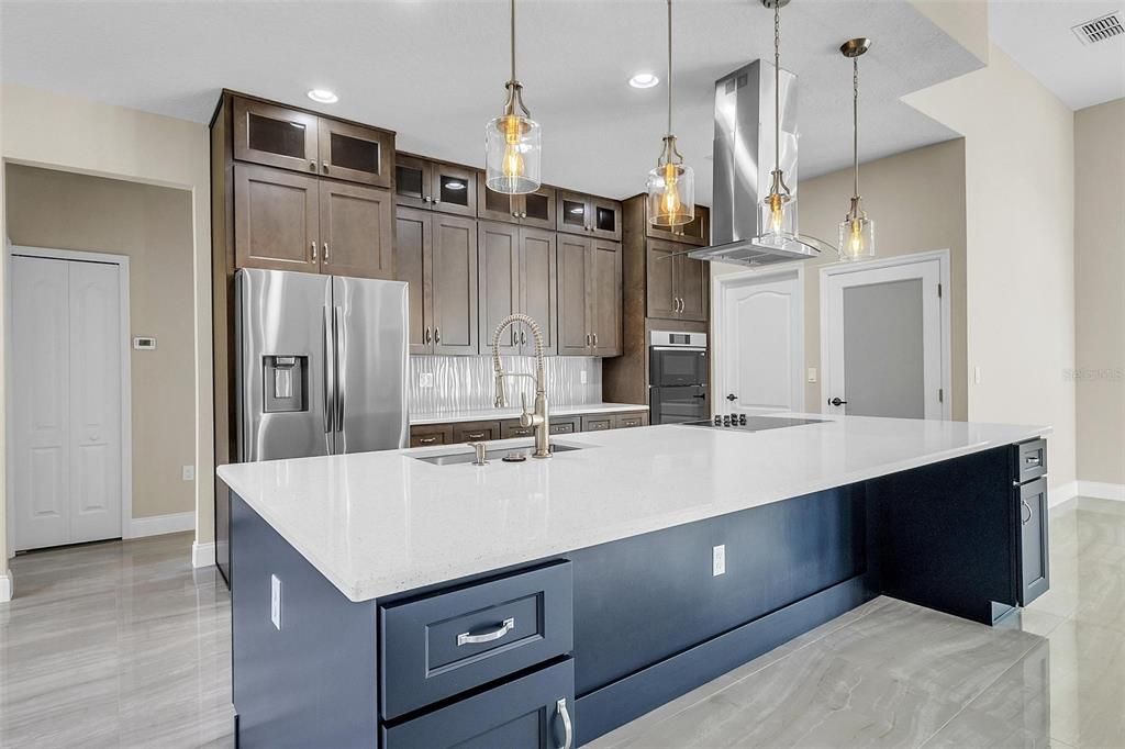 Interior, Kitchen, Pendant Lights, Recessed Lighting