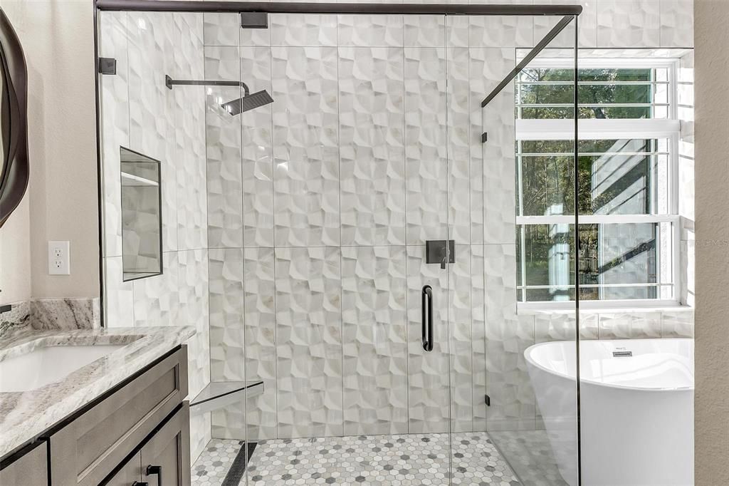 Bathroom, Glass Shower, Interior