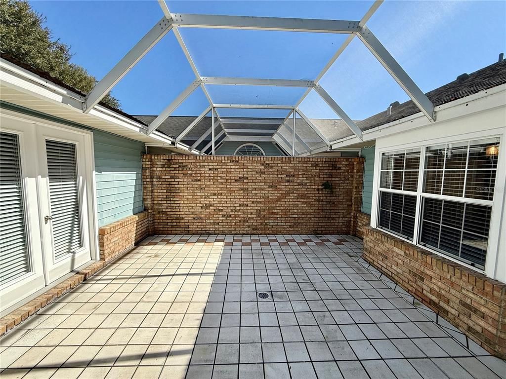 Glass Ceilings, Interior, Stone Walls, Sun Room