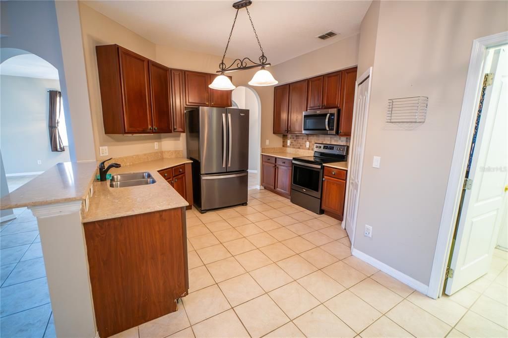 Interior, Kitchen, Pendant Lights