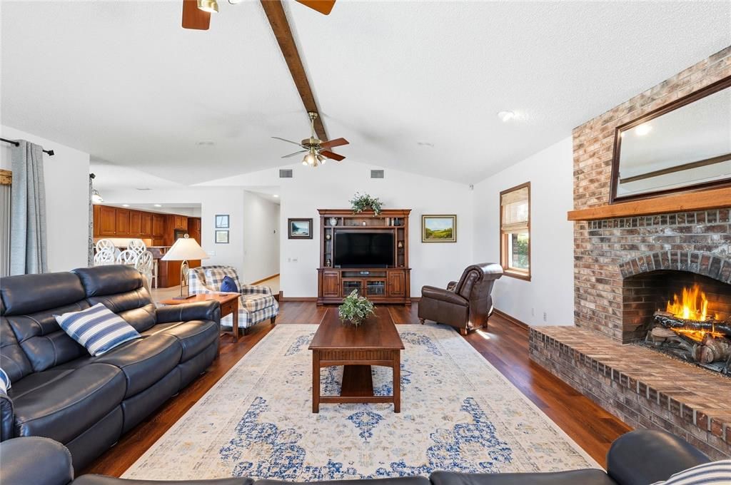 Fireplace, Interior, Living room, Wood Texture Flooring