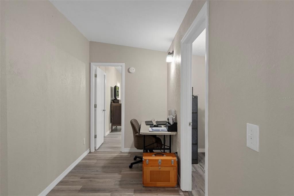 Home Office, Interior, Wood Texture Flooring