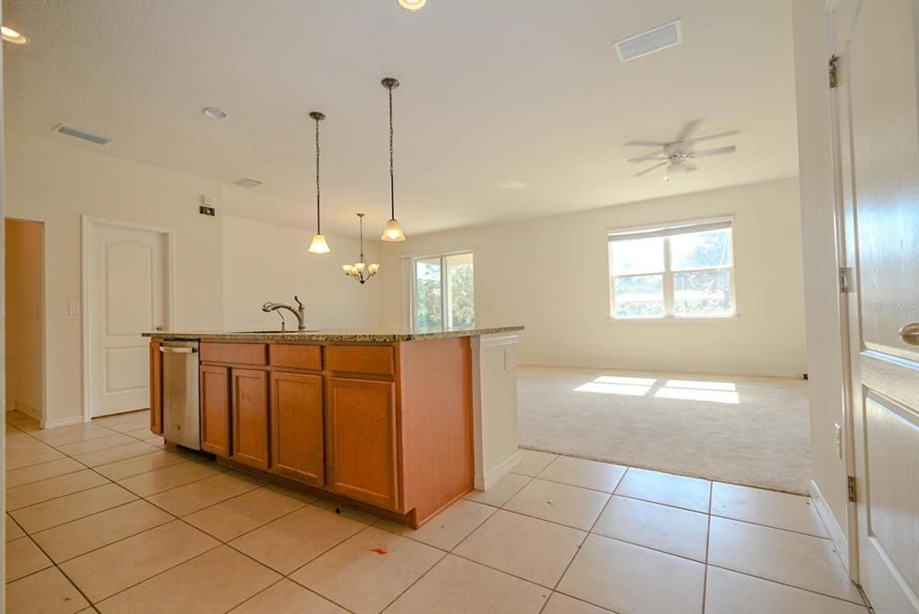 Interior, Kitchen, Pendant Lights, Recessed Lighting
