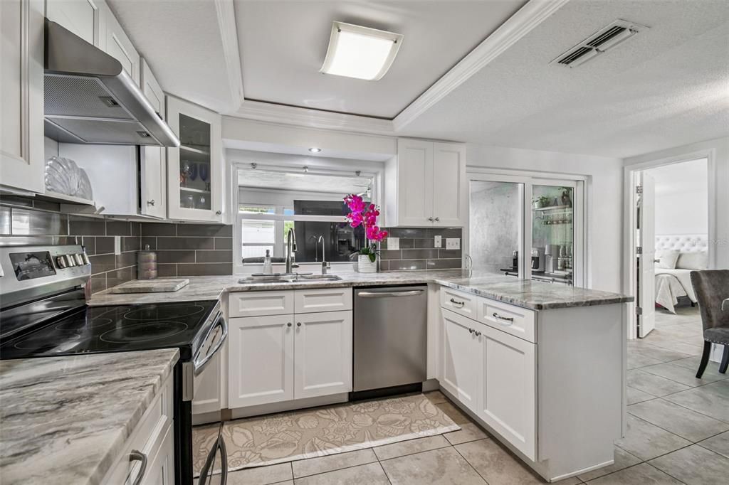 Interior, Kitchen, Recessed Lighting, Stainless Steel Appliances