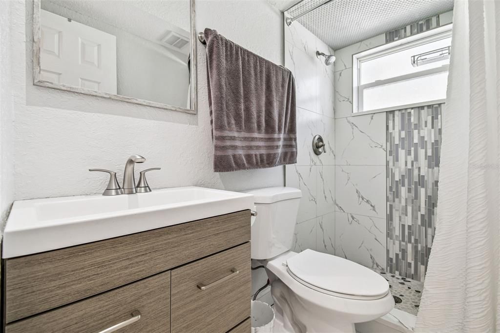 Bathroom, Interior, Marble Walls